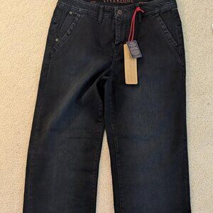 New LiverPool Jeans, Dark Wash, Wide Leg, Size 6/28
